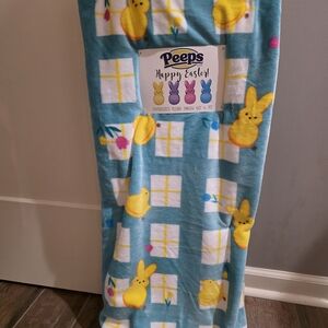 Peeps Easter Plush Throw Blanket -NWT